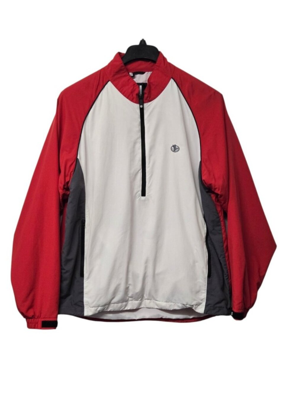 FootJoy Windbreaker Pullover Quarter Zip Track Jacket Mens XL Golf Sports